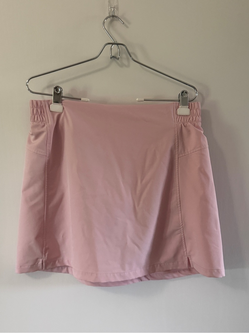 Light Pink Casual Skirt